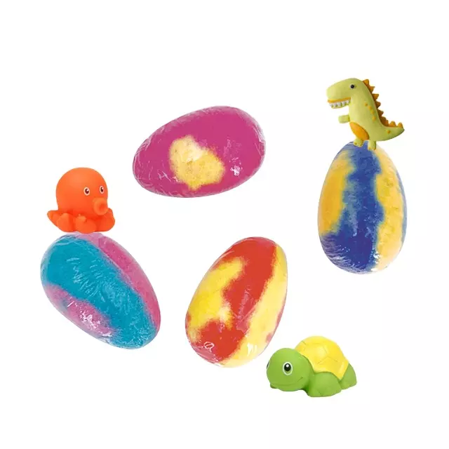 Dinosaurier-Ei-Badebomben für Kinder